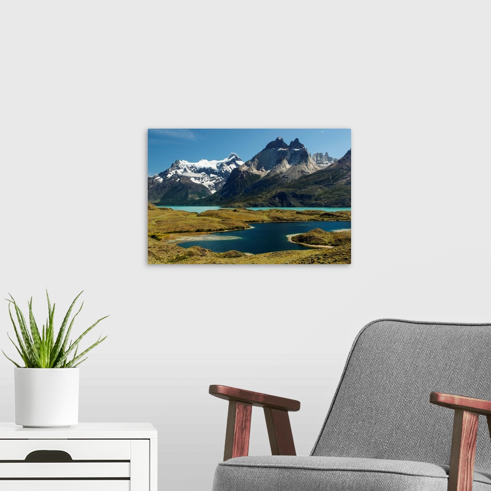 A modern room featuring Largo Nordenskjold, Torres del Paine National Park, Chile, Patagonia, South America. Patagonia, P...