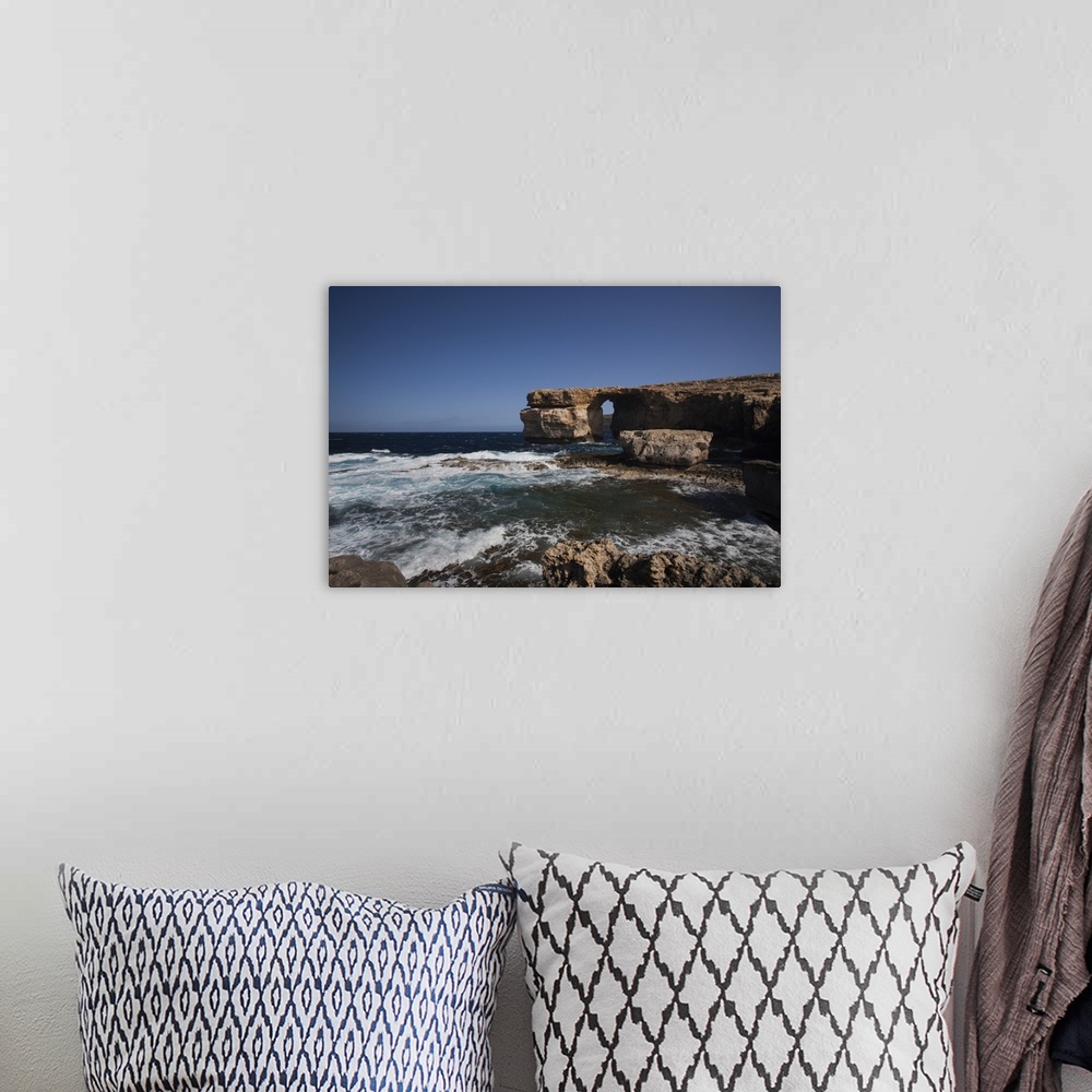 A bohemian room featuring Malta, Gozo Island, Dwejra, Azure Window rock formation