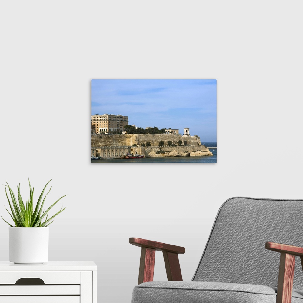 A modern room featuring Malta, Valletta, Senglea, L-Isla, view of Valletta from The Vedette lookout