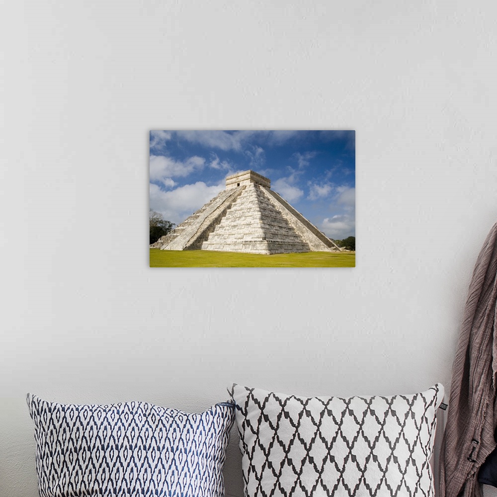 A bohemian room featuring North America, Mexico, Yucatan.  Chichen Itza is a large pre-Columbian archaeological site built ...