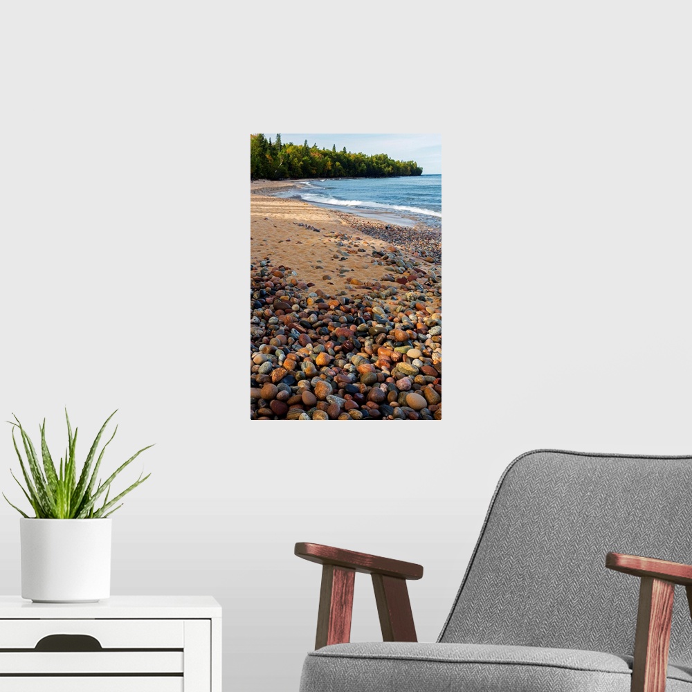 A modern room featuring Michigan, Pictured Rocks National Lakeshore, Au Sable Point and Lake Superior