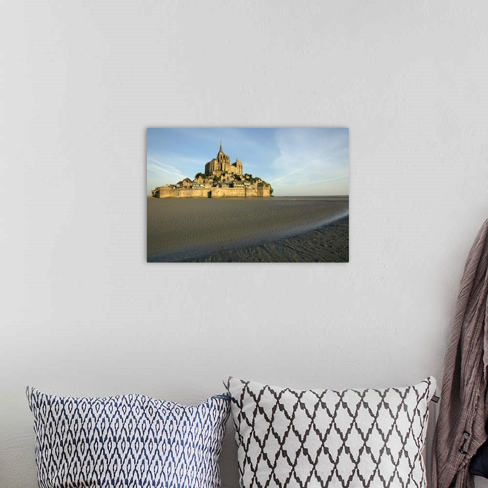 A bohemian room featuring Mont St Michel, Manche, Normandy, France