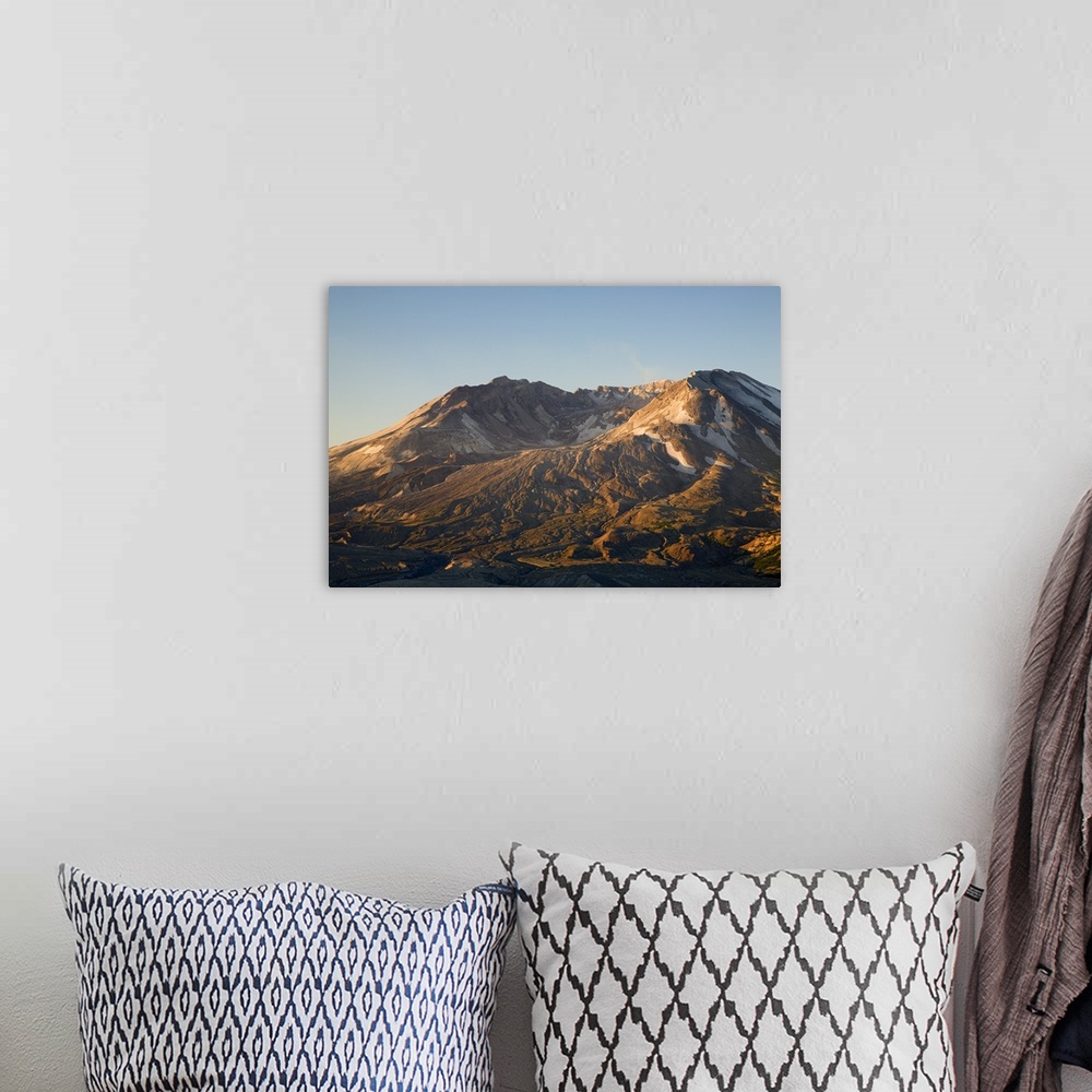 A bohemian room featuring Washington, Mt. St. Helens crater with lava dome, view from Johnston Ridge.