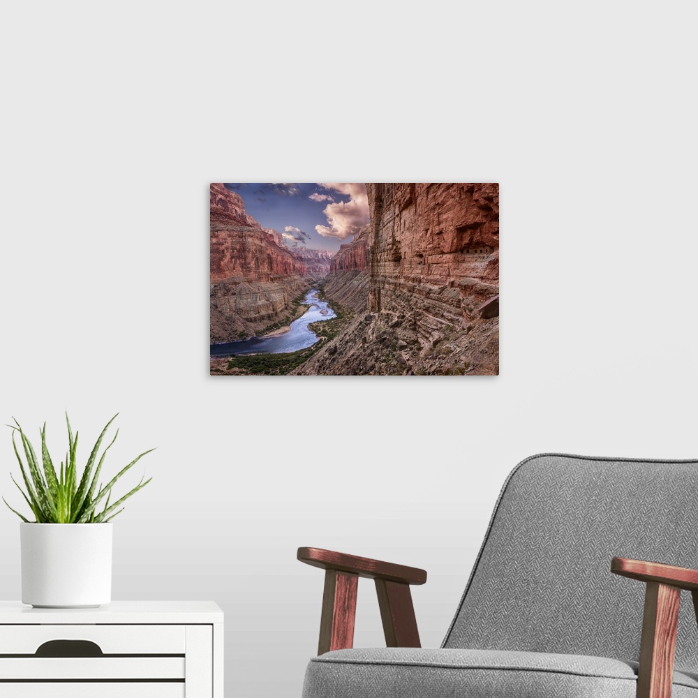 A modern room featuring Nankoweap, Grand Canyon.