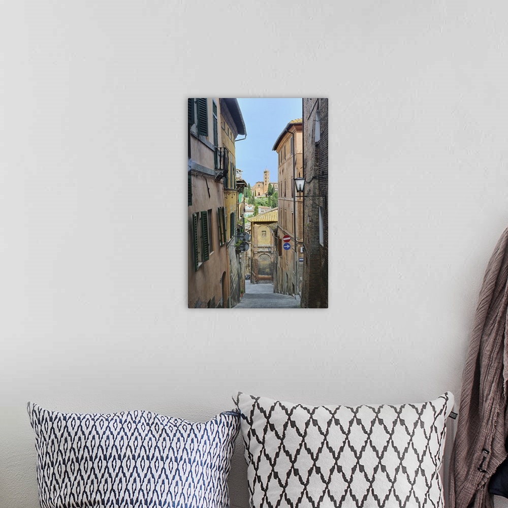 A bohemian room featuring Narrow alley, Florence, Italy