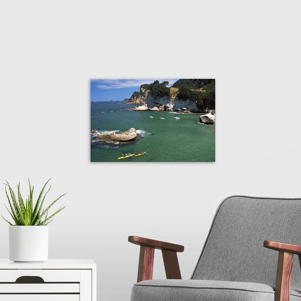 A modern room featuring Kayaks, Cathedral Cove, Coromandel Peninsula