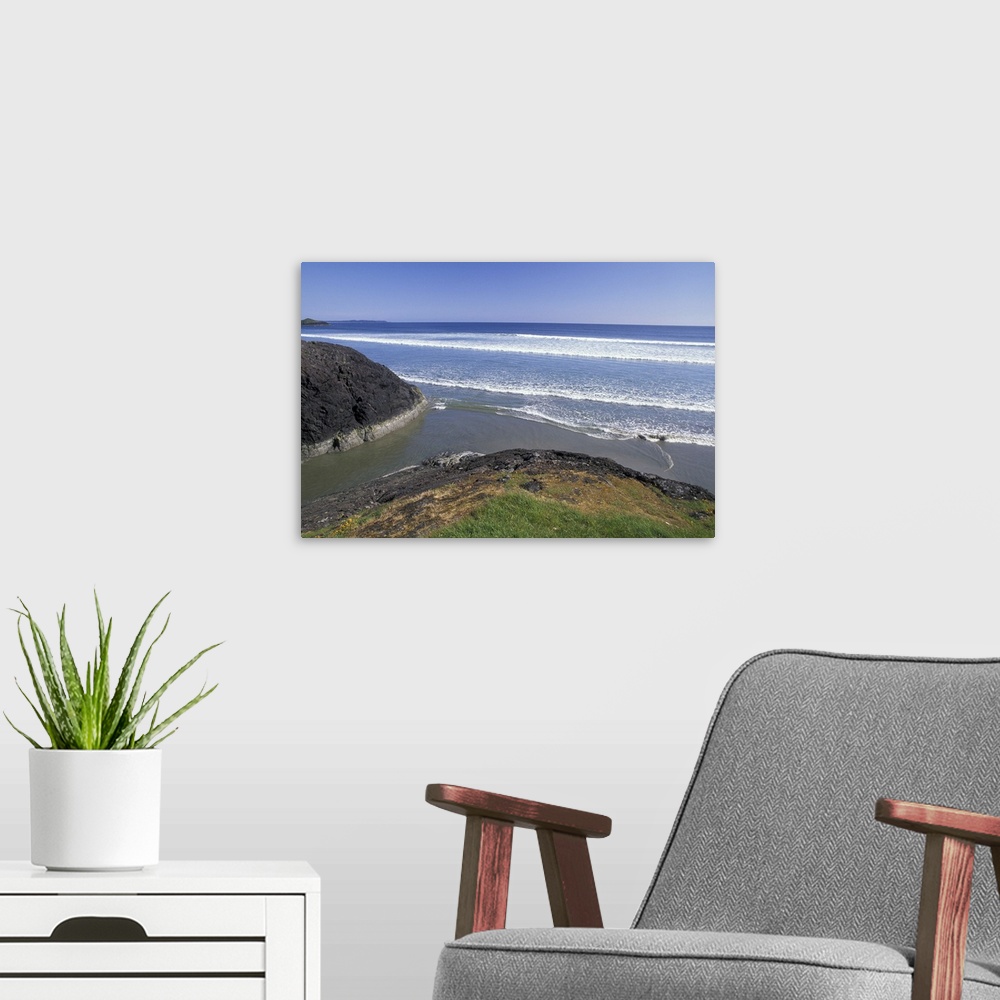 A modern room featuring North America, Canada, Vancouver Island, Pacific Rim National Park, beach