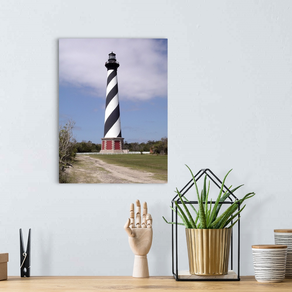 A bohemian room featuring North Carolina, Hatteras Island, Buxton.Cape Hatteras Lighthouse, nation's tallest brick lighthouse,