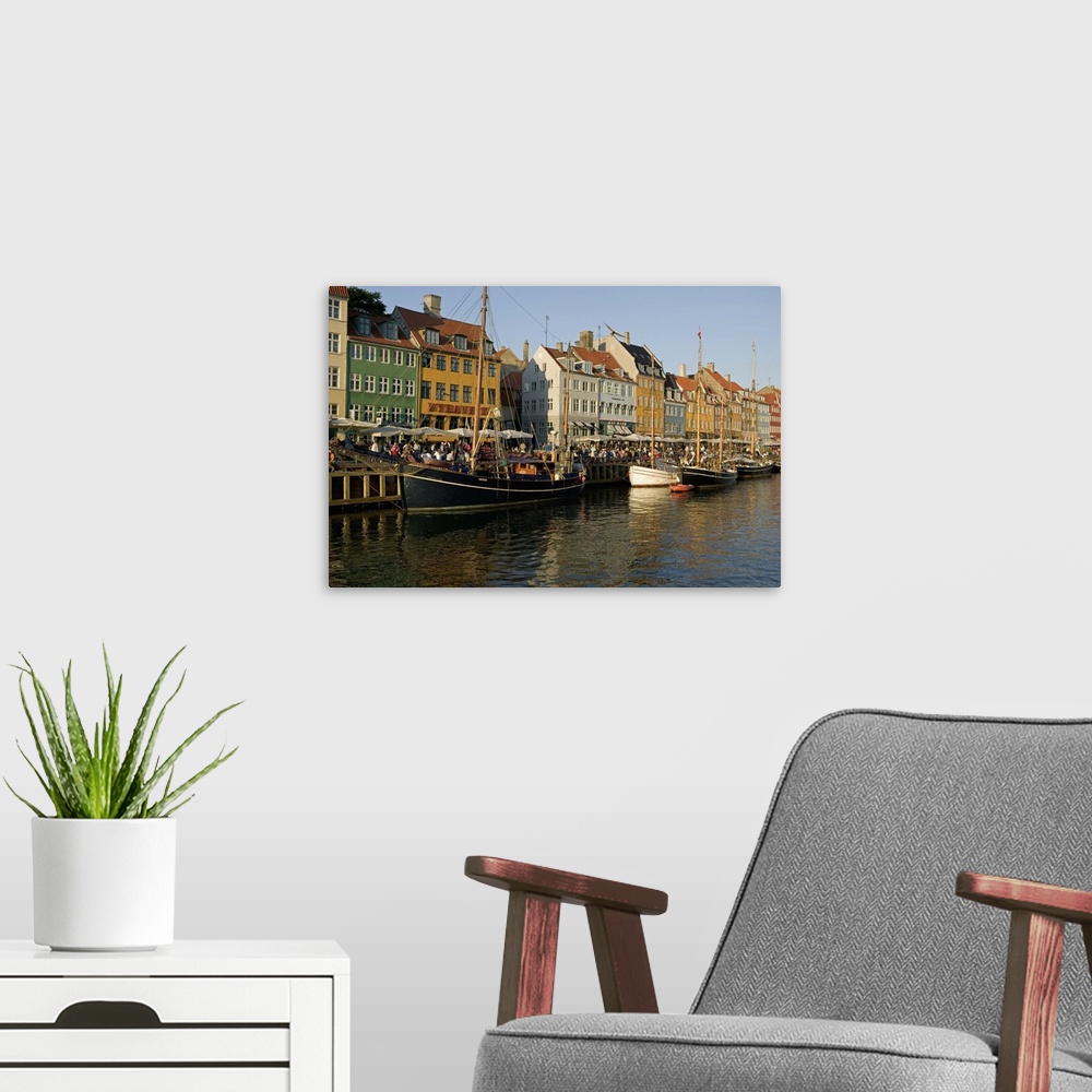 A modern room featuring Nyhavn, Copenhagen, Denmark