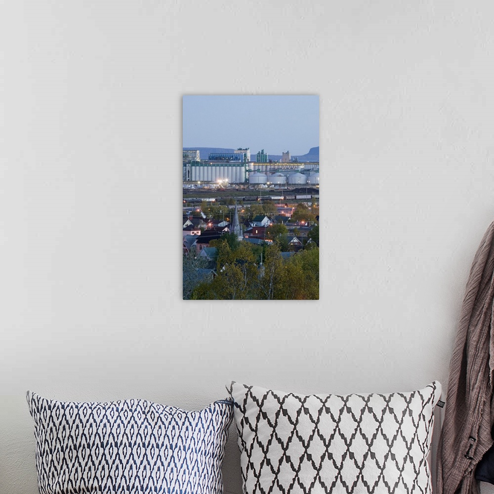 A bohemian room featuring Ontario, Thunder Bay, Town View and Keefer Shipping Terminal Area