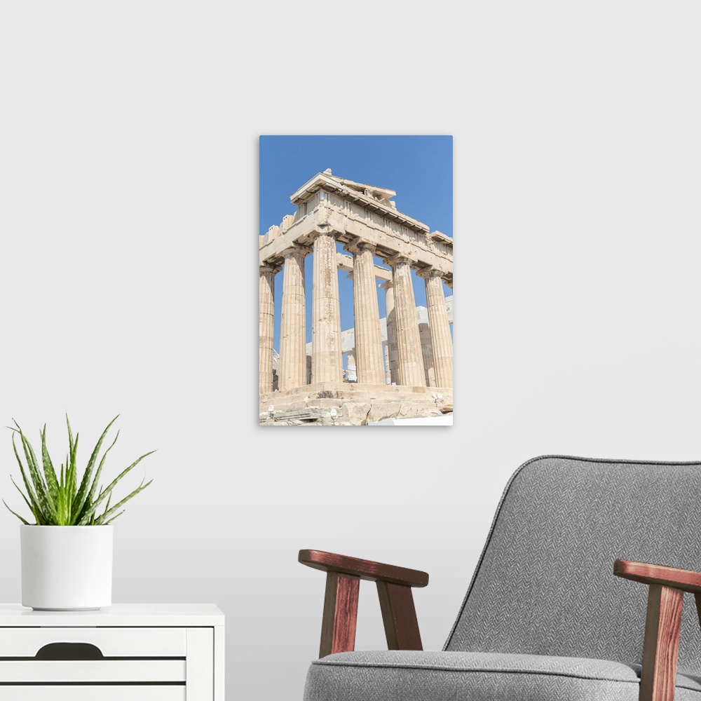 A modern room featuring Parthenon, Acropolis, Athens, Greece, Europe.