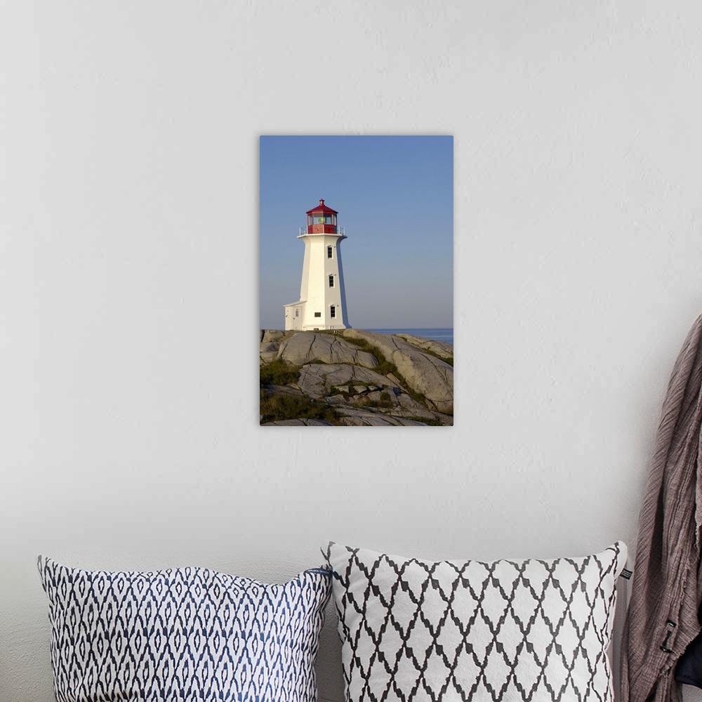 A bohemian room featuring Peggy's Point Lighthouse, Peggy's Cove, Nova Scotia, Canada