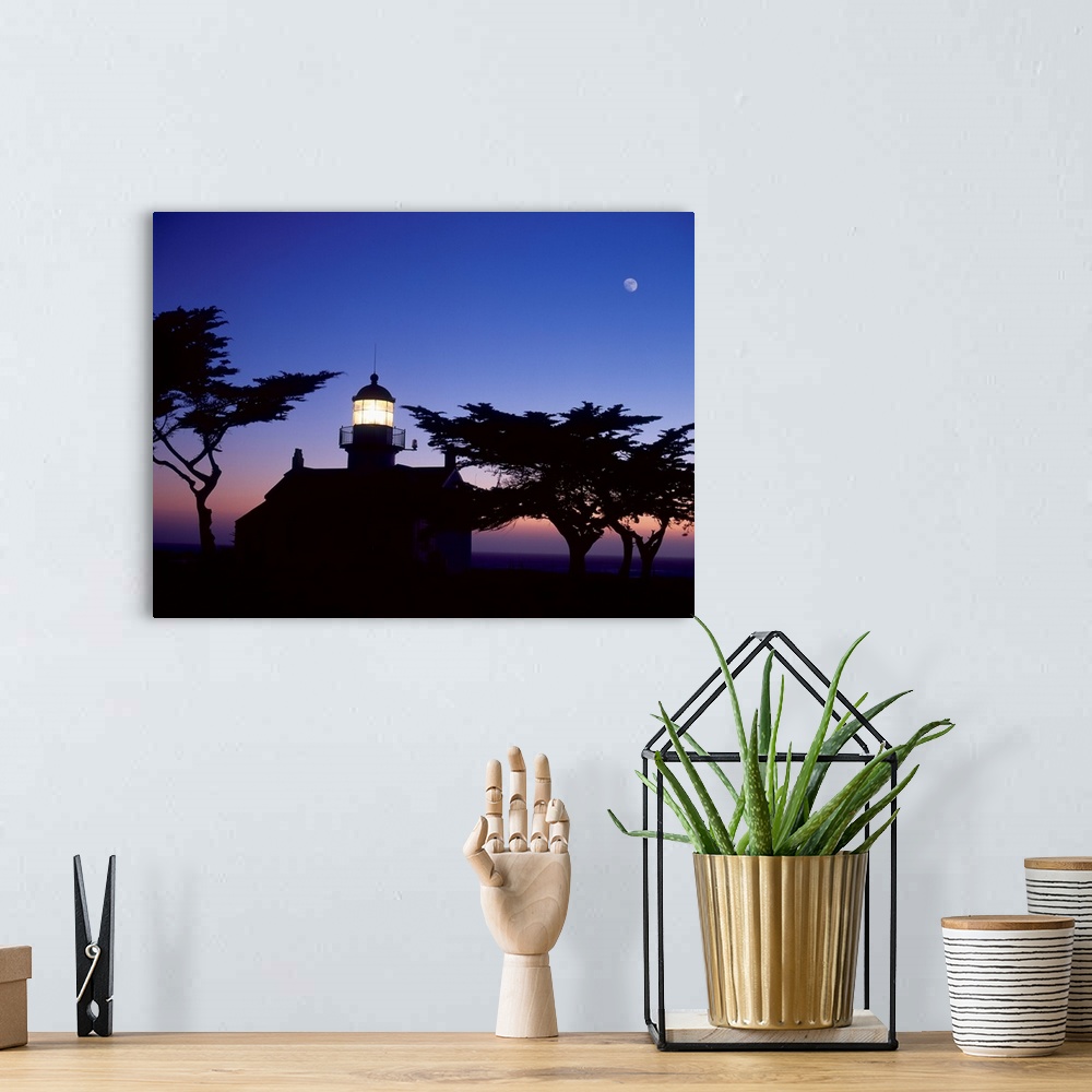 A bohemian room featuring Point Pinos Lighthouse, Pacific Grove, Monterey, CA