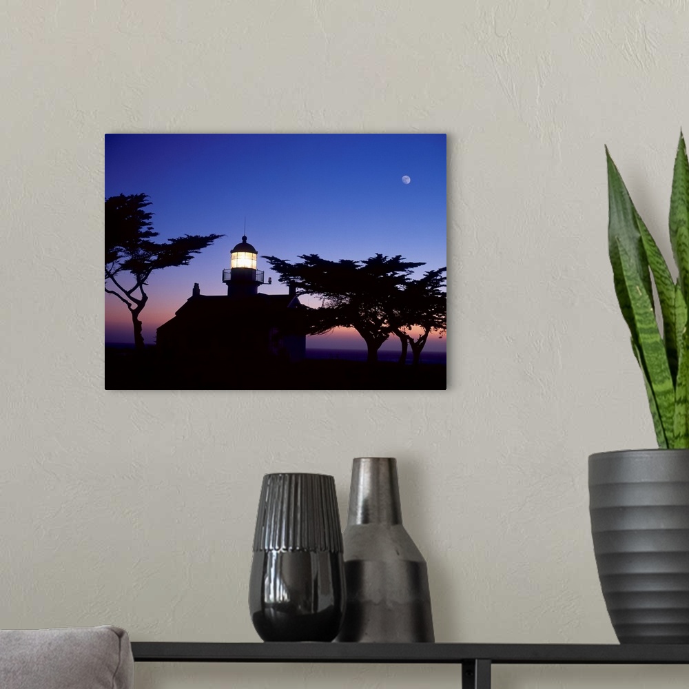 A modern room featuring Point Pinos Lighthouse, Pacific Grove, Monterey, CA