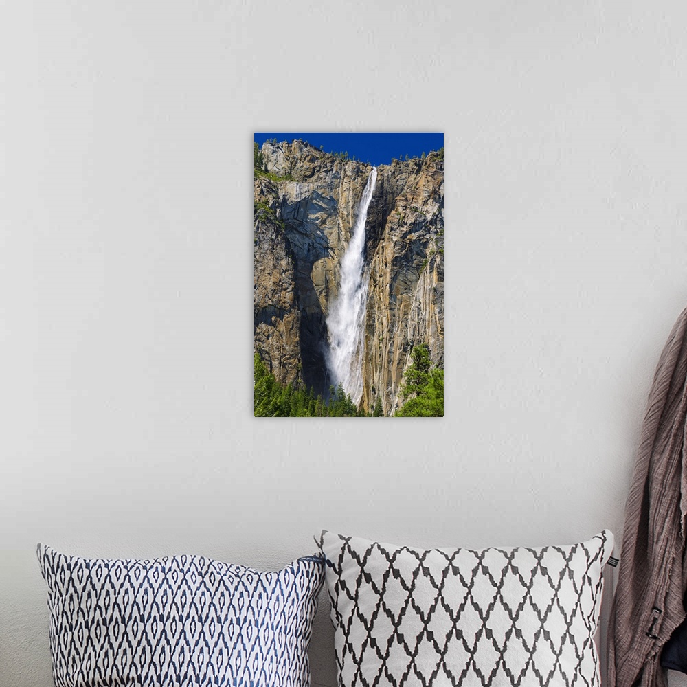 A bohemian room featuring Ribbon Falls, Yosemite National Park, California
