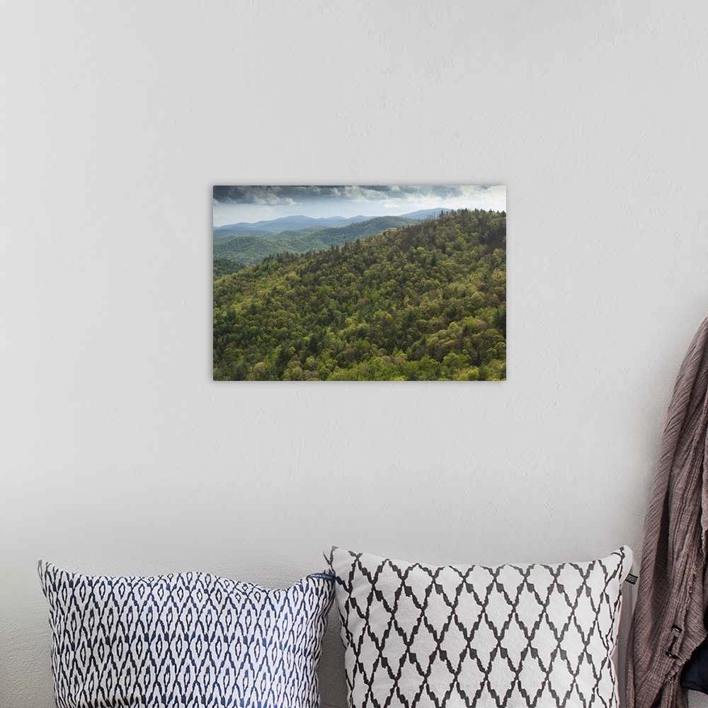 A bohemian room featuring Scenics of Blue Ridge Mountains, Northern Georgia, USA.