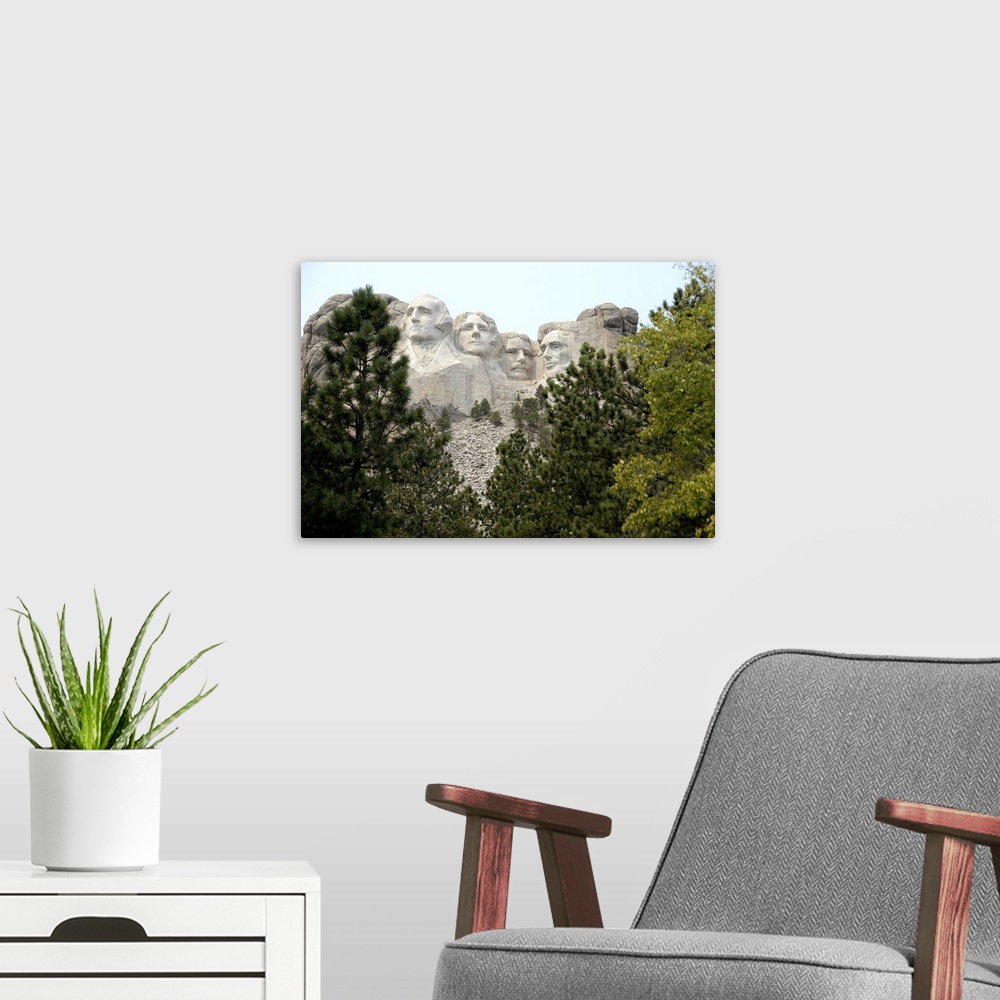 A modern room featuring North America, USA, South Dakota, Mount Rushmore National Memorial.