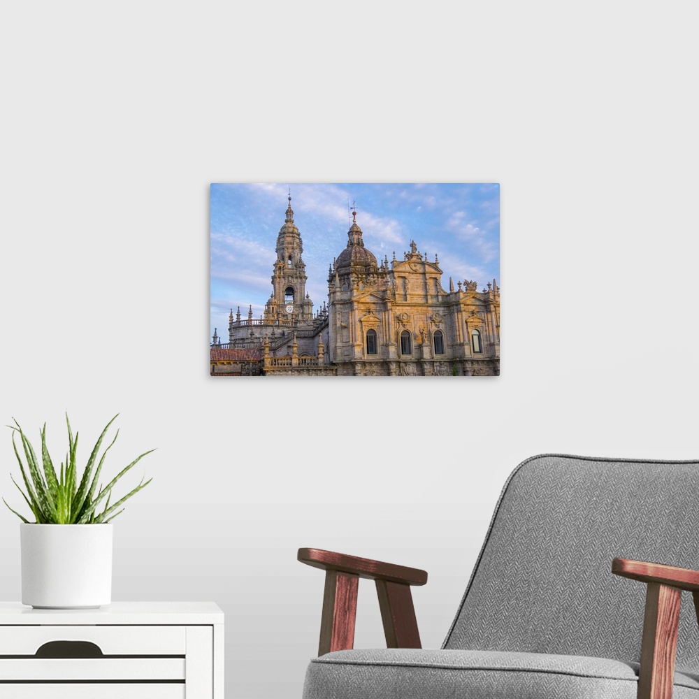 A modern room featuring Spain, Santiago de Compostela. Cathedral of Santiago de Compostela and the Way of Saint James.