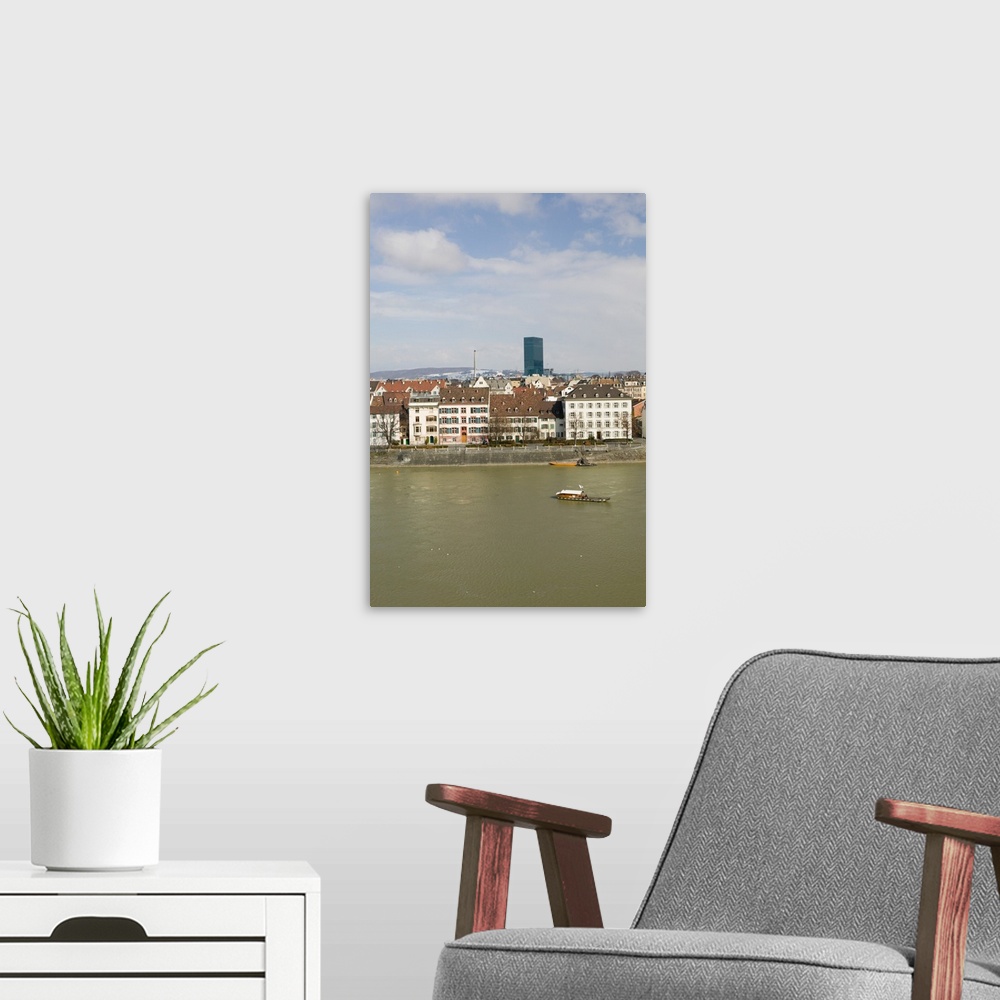 A modern room featuring SWITZERLAND-BASEL:Basel and Rhine River / Daytime /Winter