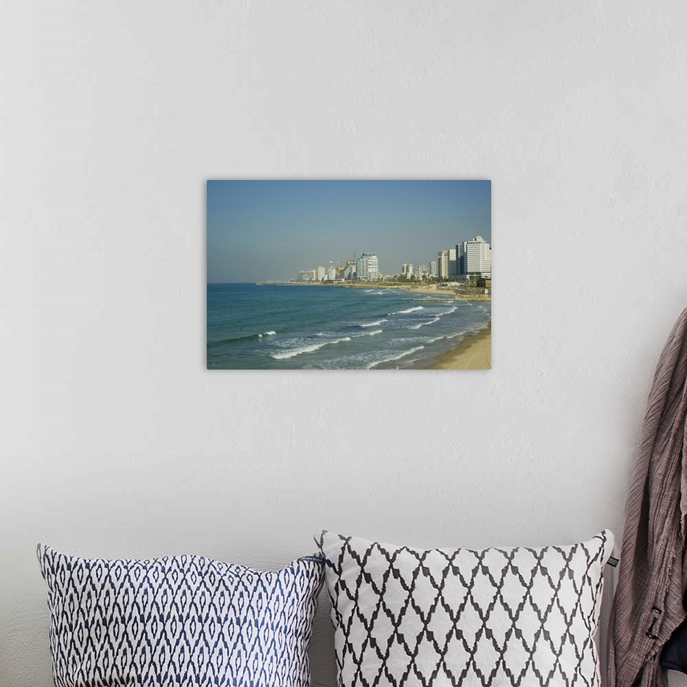 A bohemian room featuring Israel, Tel Aviv: along the coastline, beach,
