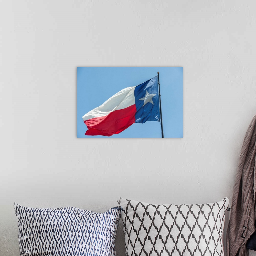 A bohemian room featuring Texas state flag, Austin, Texas, USA