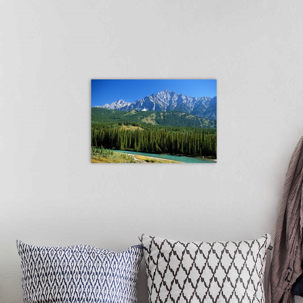 A bohemian room featuring The Canadian Rockies in Banf National Park, Canada...canadian rockies, banf national park, mounta...
