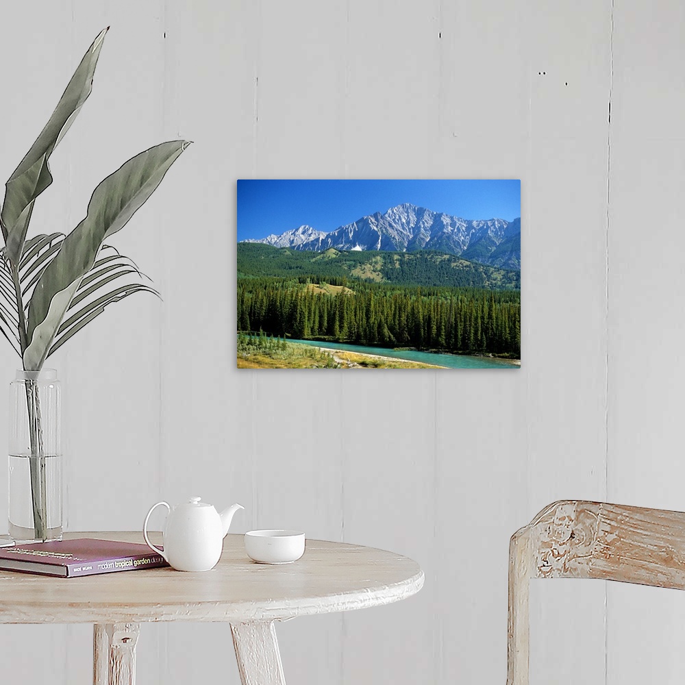 A farmhouse room featuring The Canadian Rockies in Banf National Park, Canada...canadian rockies, banf national park, mounta...