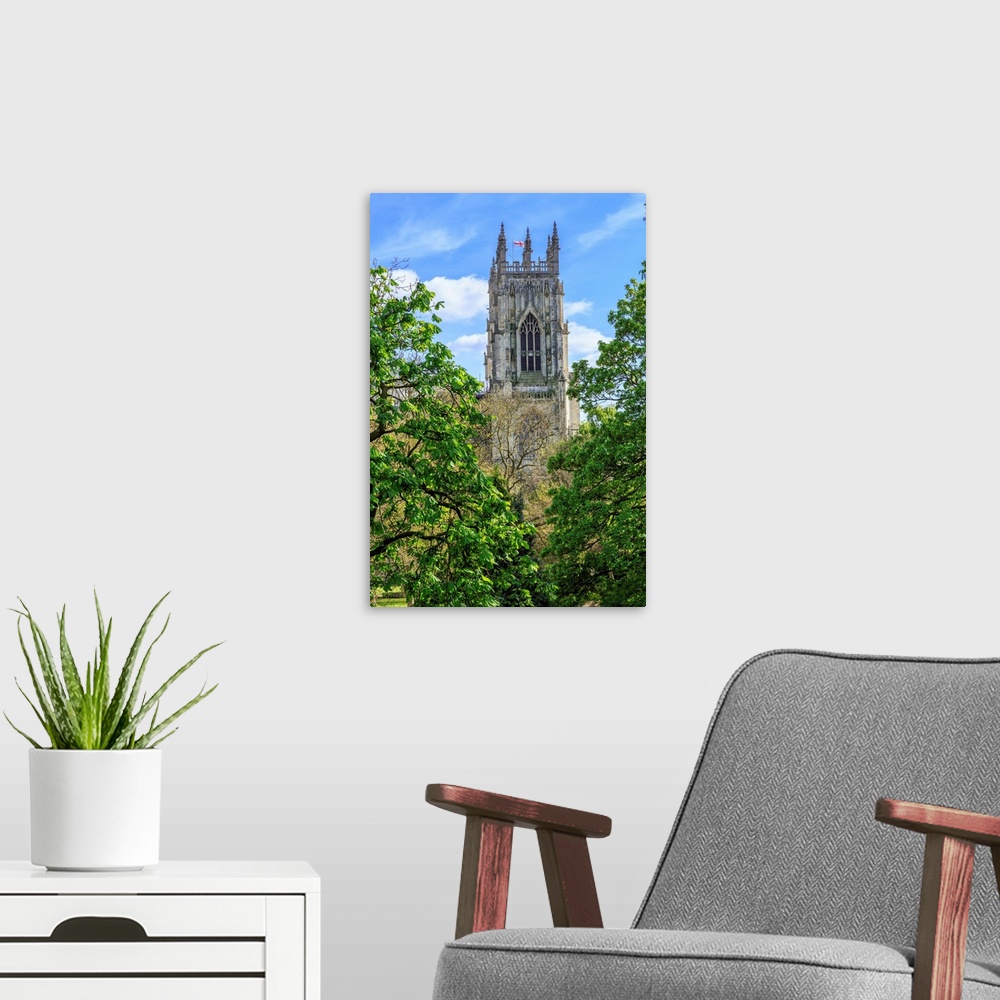 A modern room featuring England, Yorkshire, York. The English Gothic style Cathedral and Metropolitical Church of Saint P...