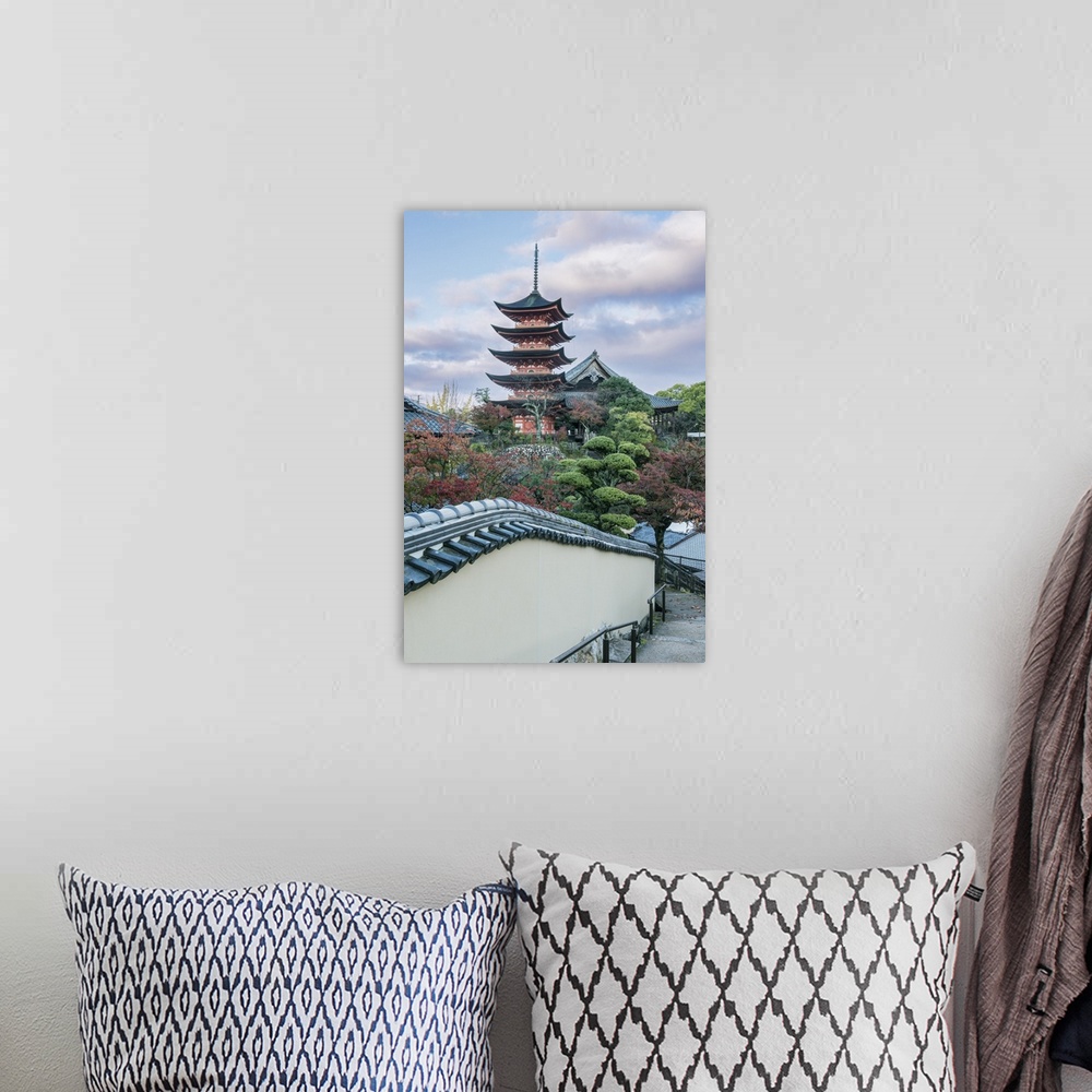 A bohemian room featuring Japan, Miyajima, Toyokuni Shrine Pagoda