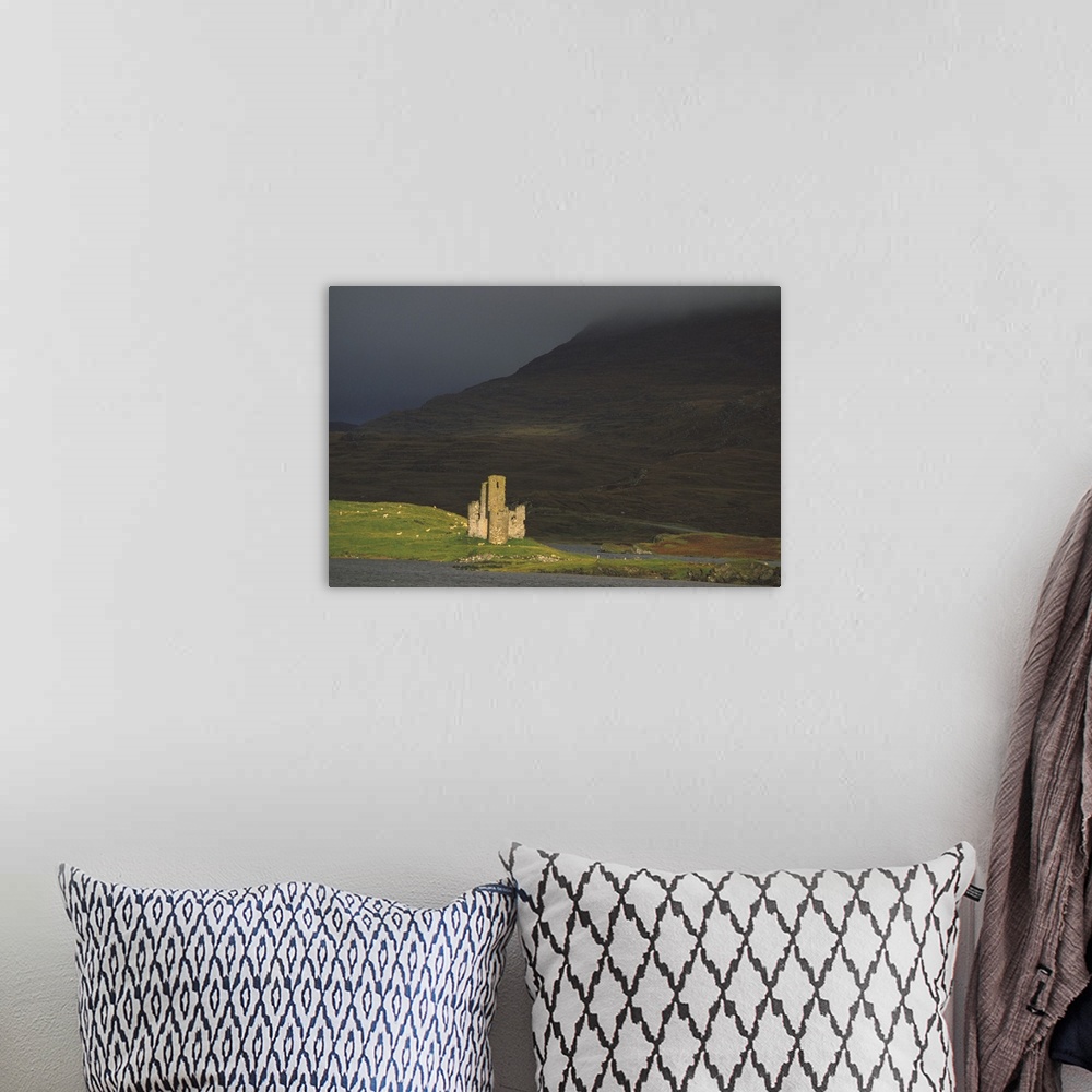 A bohemian room featuring Urquart Castle, Scottish Highlands, Scotland, Great Britain