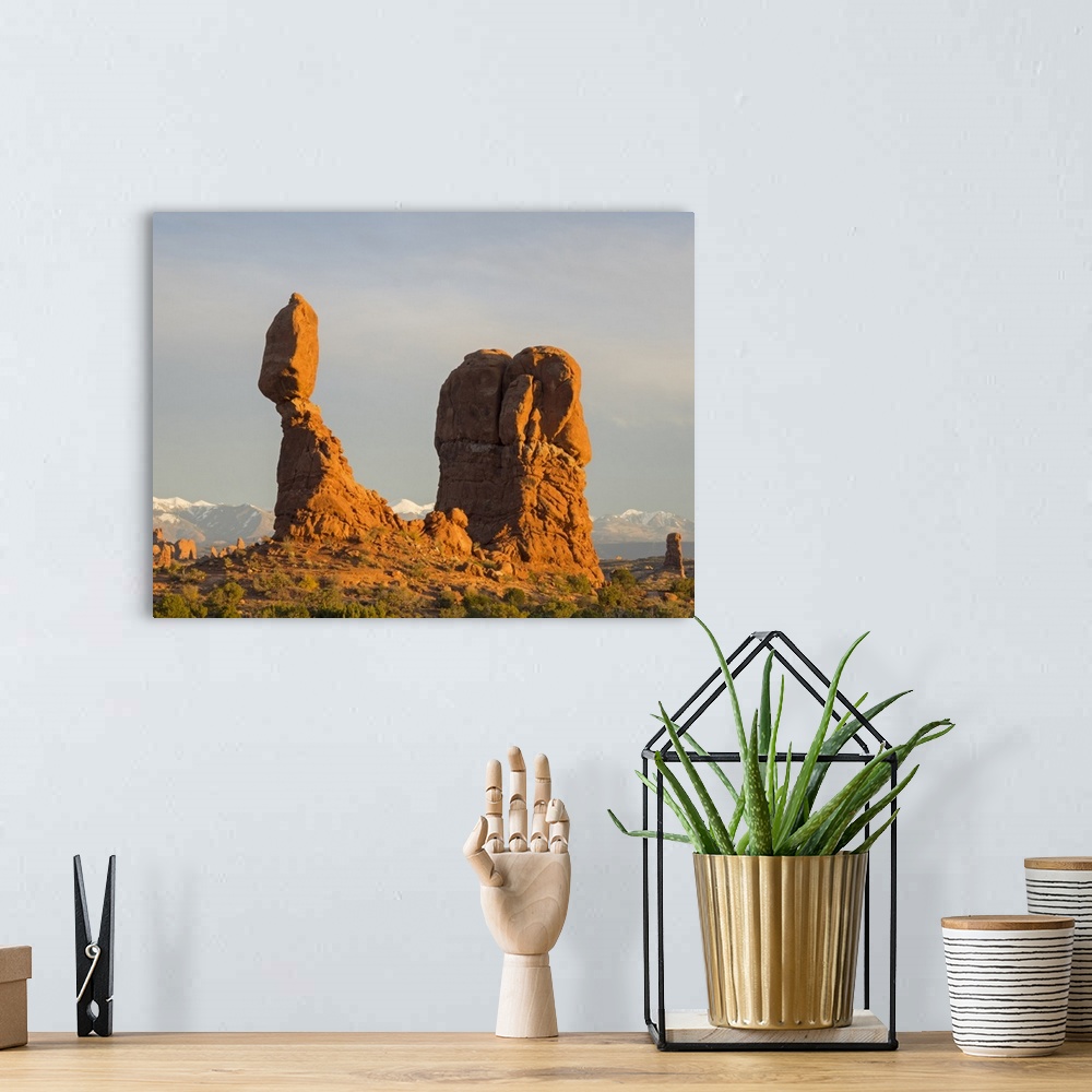 A bohemian room featuring USA, Utah. Arches National Park, Balanced Rock