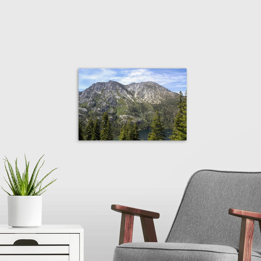 A modern room featuring View from Inspiration Point, Emerald Bay, Lake Tahoe, California, Usa