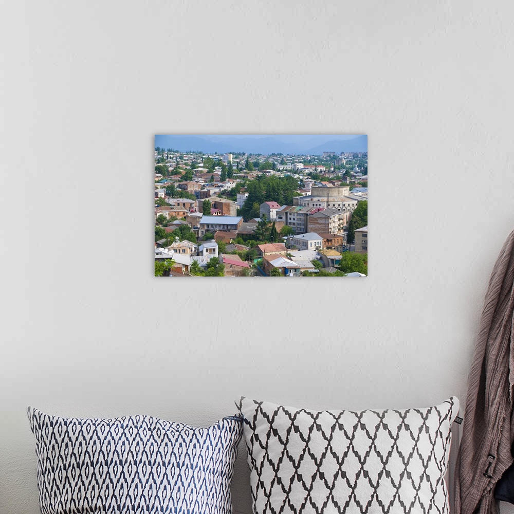 A bohemian room featuring View of Kutaisi, second largest city in Georgia, Caucasus.