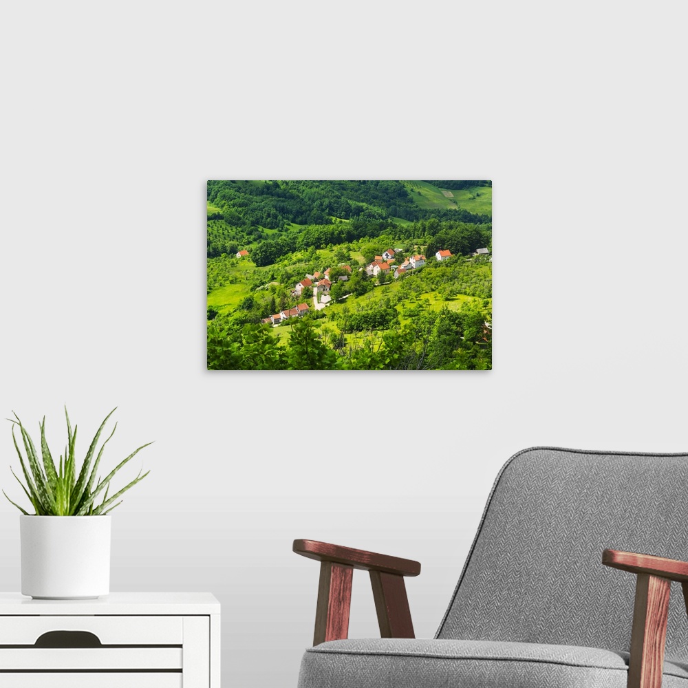 A modern room featuring Village In The Mountain, Central Bosnia