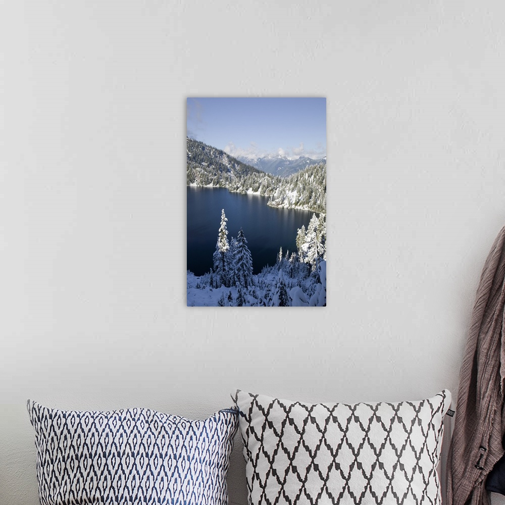 A bohemian room featuring Washington, Alpine Lakes Wilderness, Snow Lake.