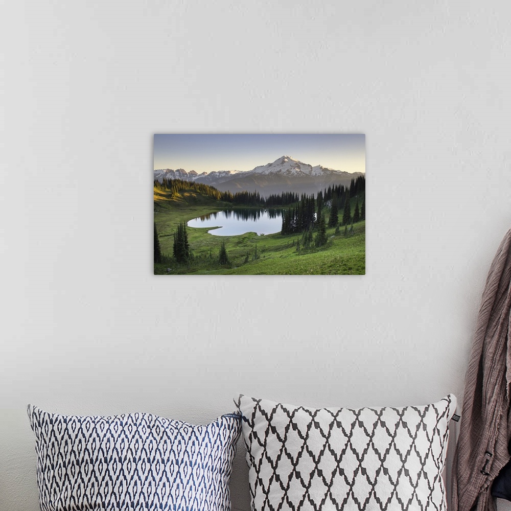 A bohemian room featuring Washington, Image Lake And Glacier Peak Seen From Miner's Ridge