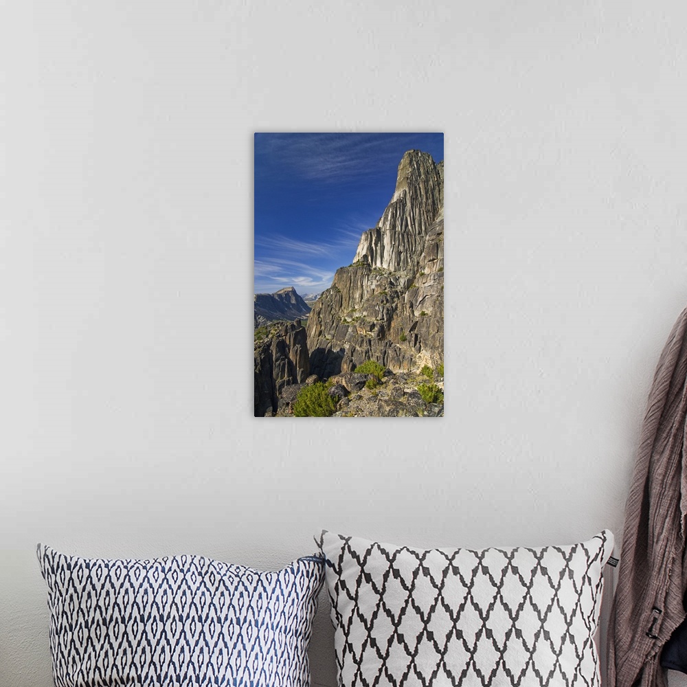 A bohemian room featuring USA, Washington, North Cascades. A striking view of Cathedral Peak's Southeast Buttress.