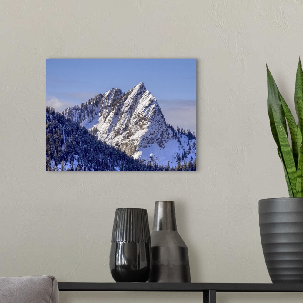 A modern room featuring Washington State, Central Cascades. Bessemer Mountain. United States, Washington State.
