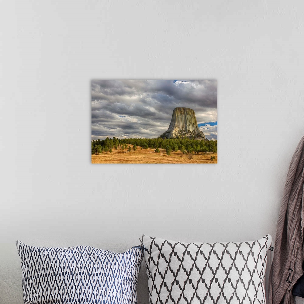 A bohemian room featuring WY, Devils Tower National Monument, Devils Tower