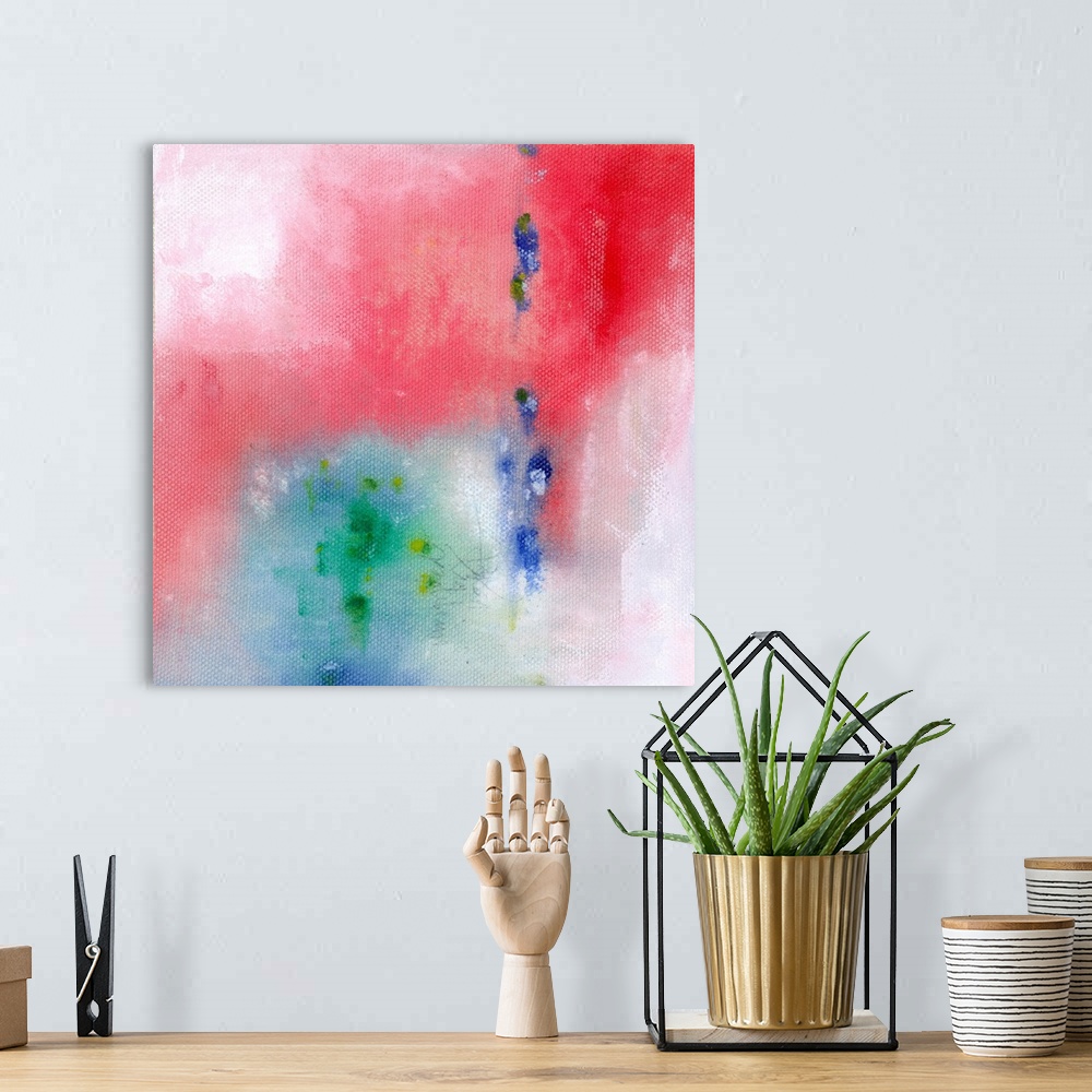 A bohemian room featuring Abstract Moment 1