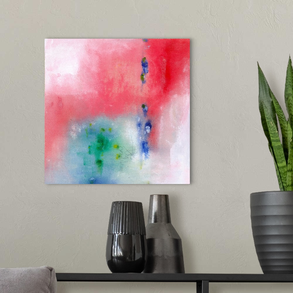 A modern room featuring Abstract Moment 1