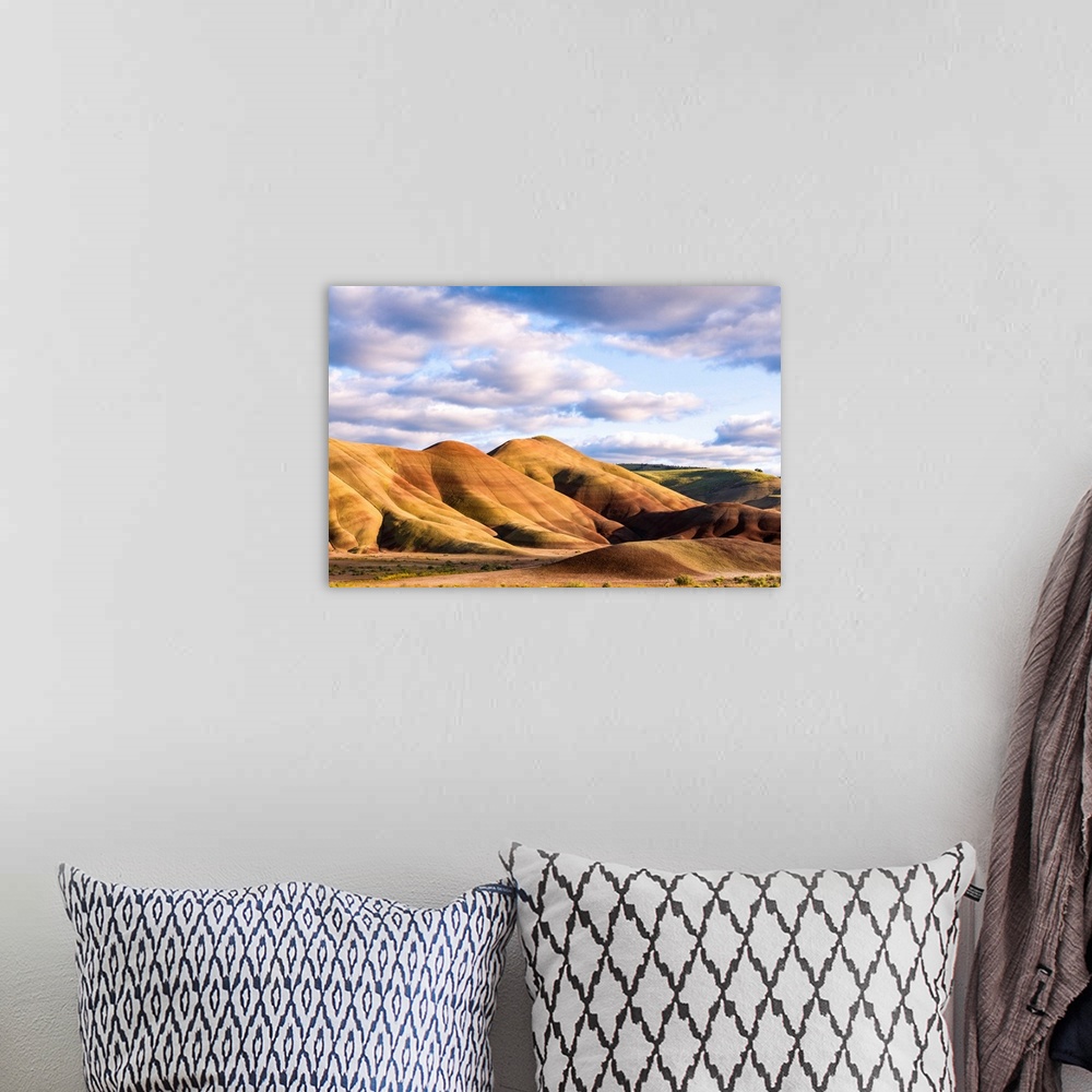 A bohemian room featuring Painted Hills,  in John Day Fossil Beds National Monument, The Palouse, Washington, USA.