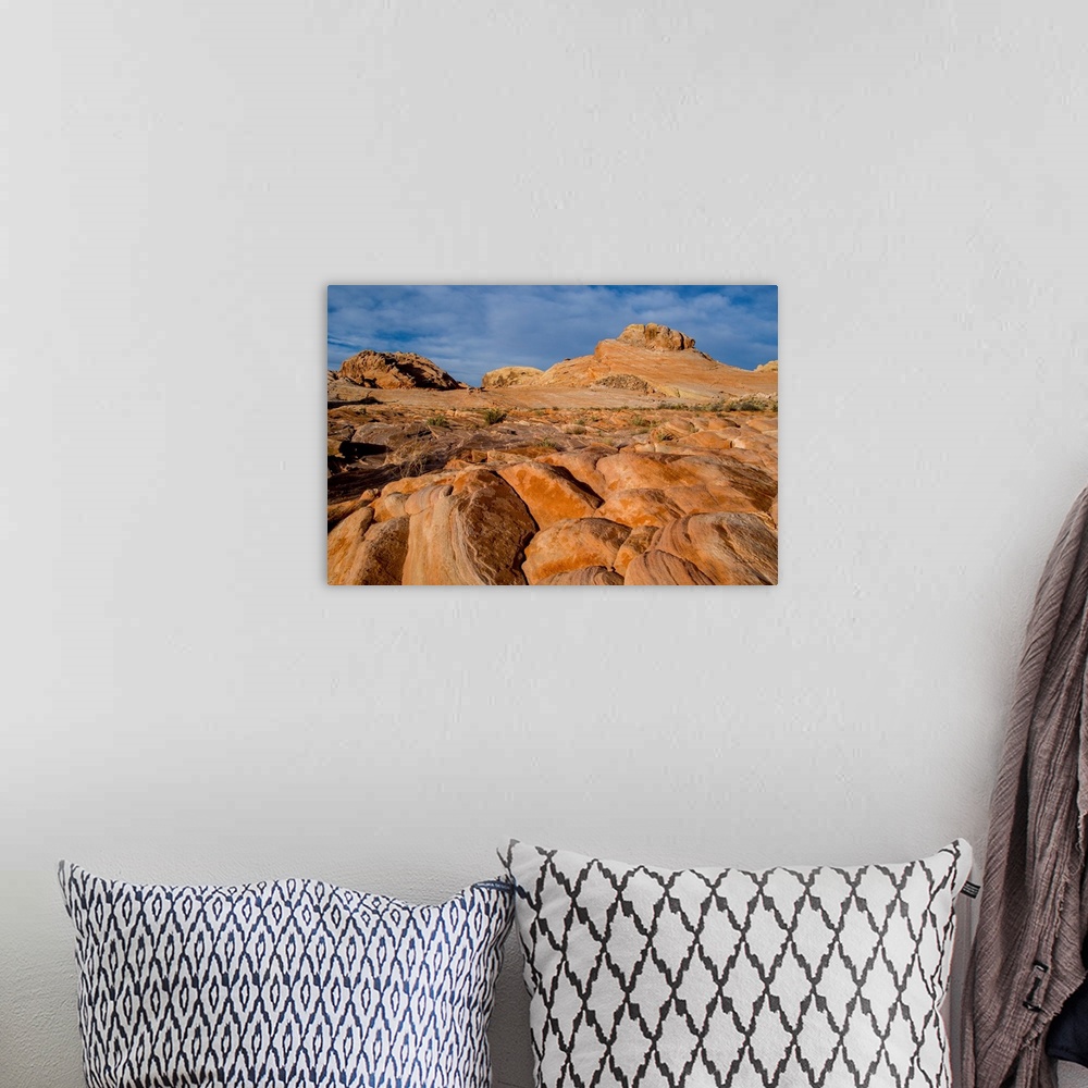 A bohemian room featuring Sandstone formation in Valley of Fire State Park, Nevada, USA.
