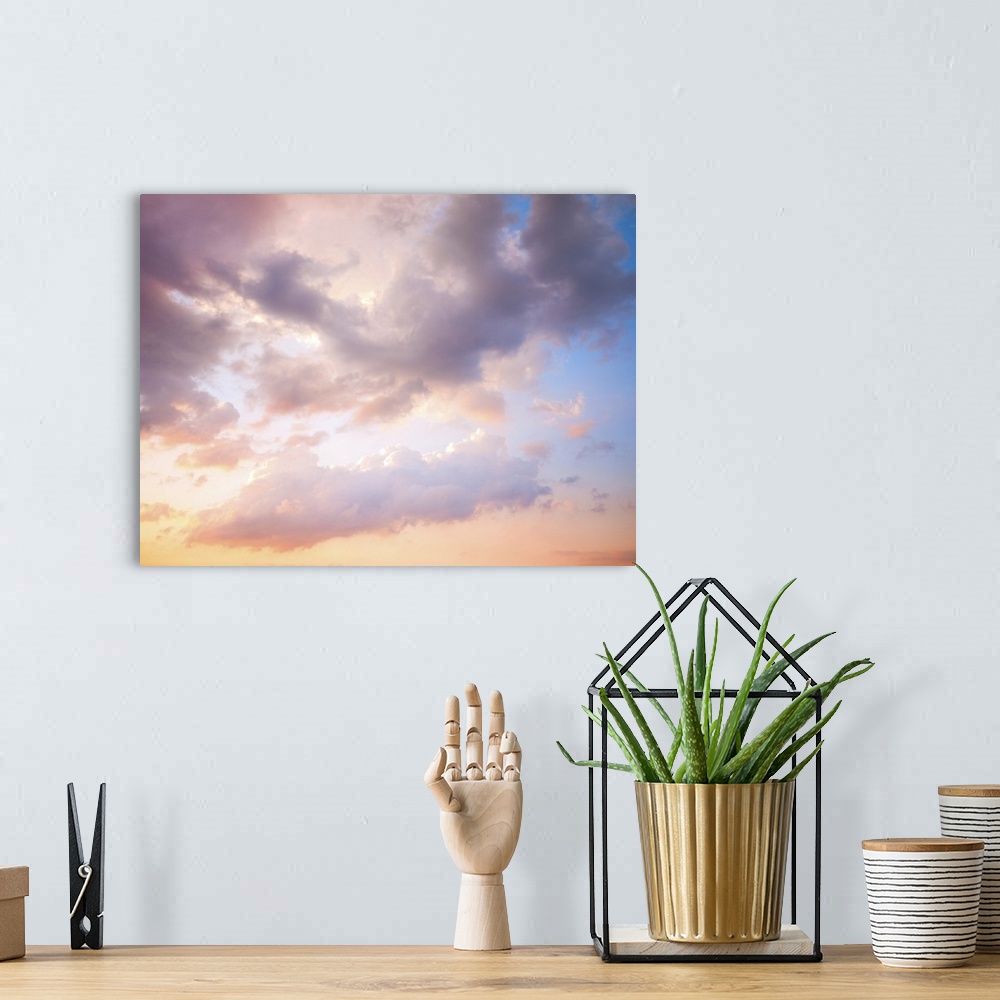 A bohemian room featuring Cloudy Sunset