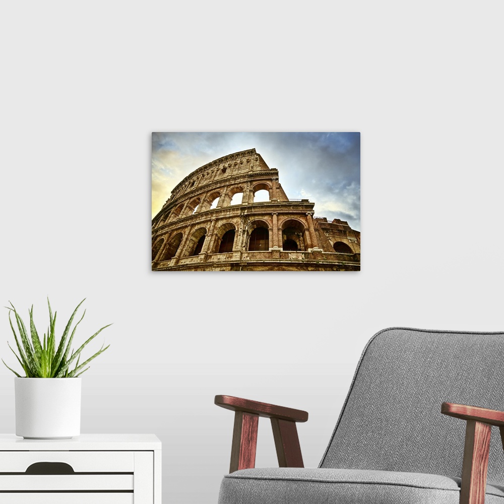 A modern room featuring Colosseum