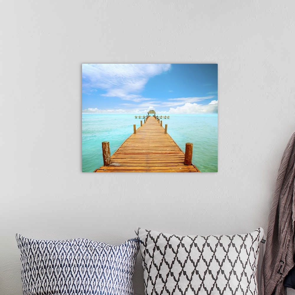 A bohemian room featuring Jetty on Isla Mujeres, Mexico.