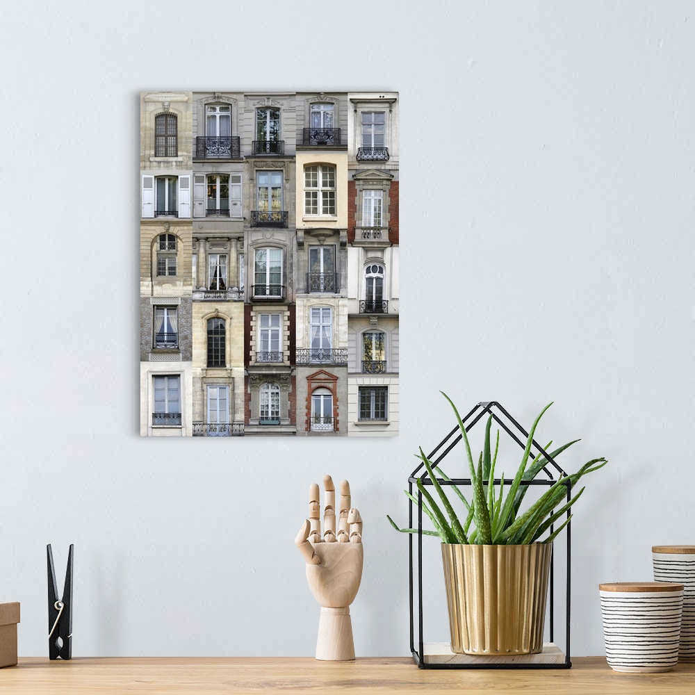 A bohemian room featuring Paris Windows