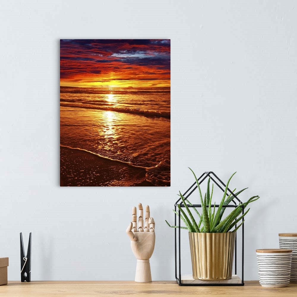 A bohemian room featuring Sea Sunset