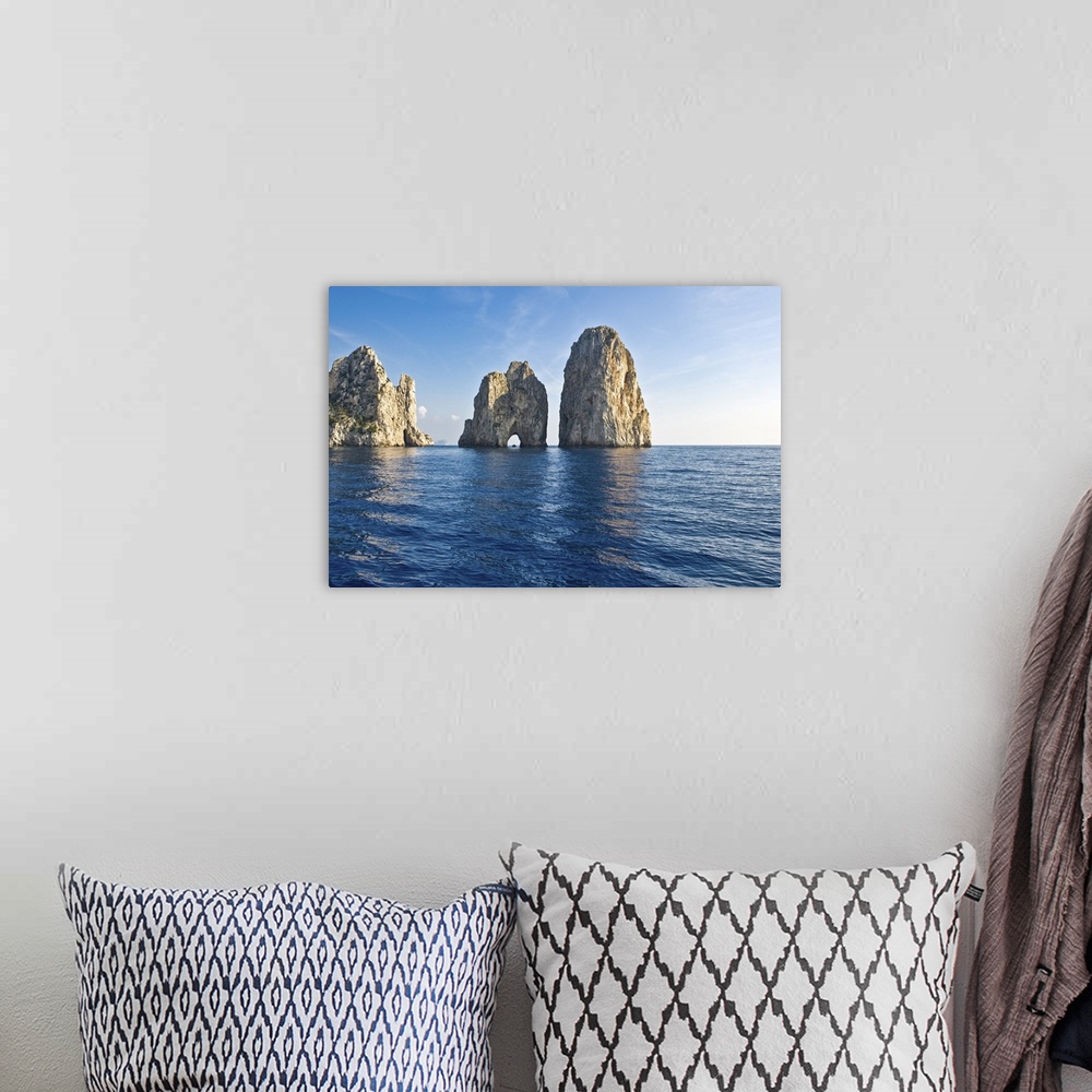 A bohemian room featuring The Capri Island