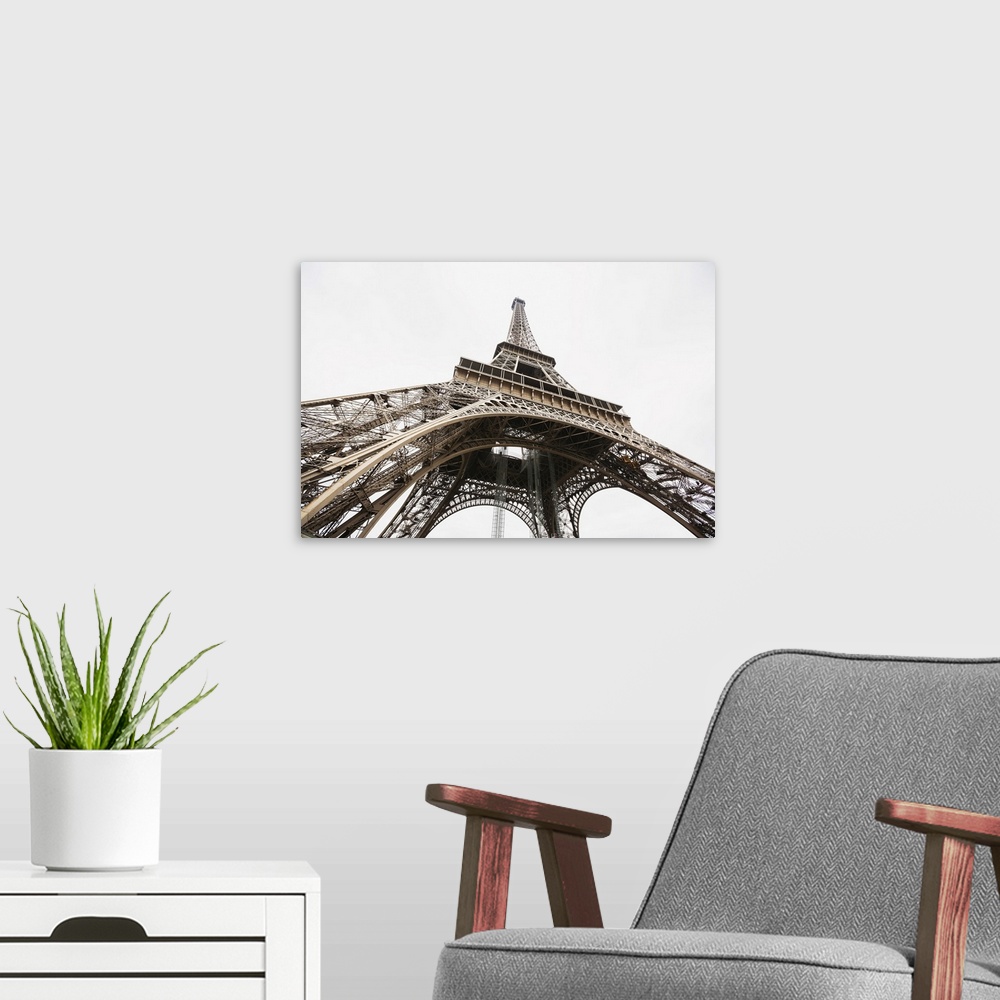 A modern room featuring The Eiffel Tower In Paris, France